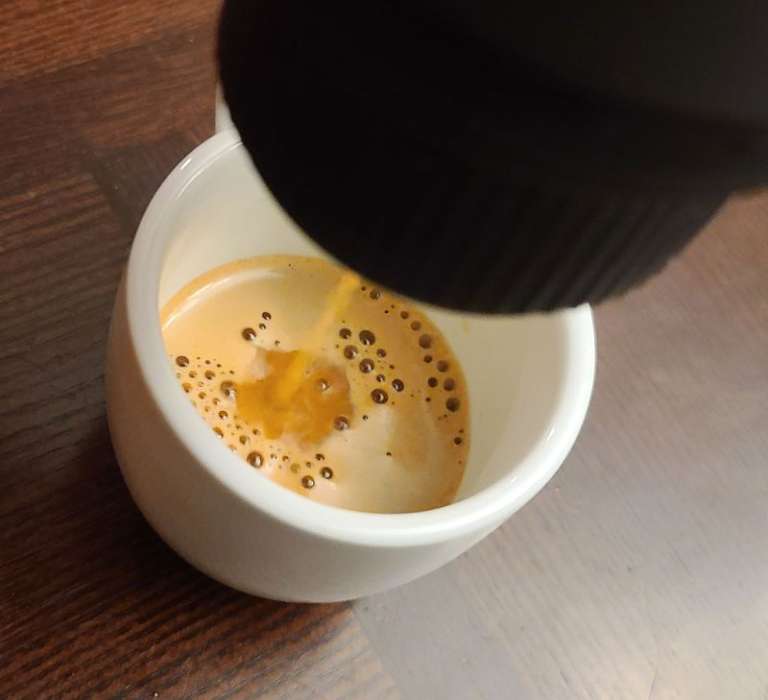 OutIn Nano portable espresso machine review 5 easy steps from tiny to