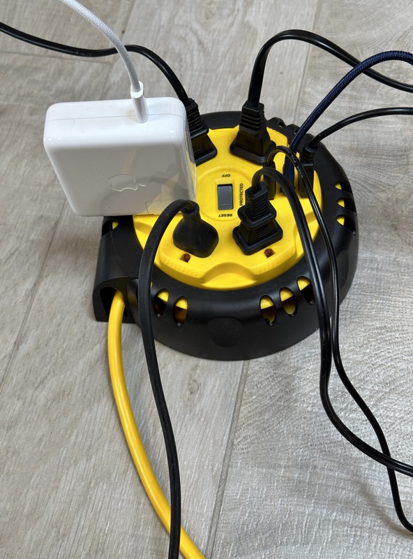 XBA 10 foot Cordreel review - Just unroll and plug in - The Gadgeteer