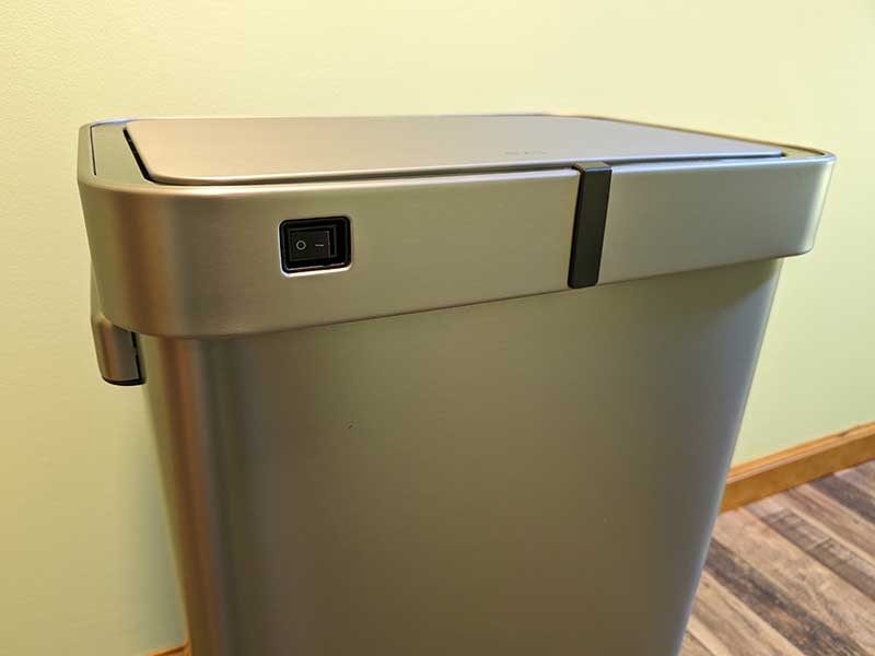 EKO Deluxe Mirage-T 50 liter smart trashcan review - handsfree, cordfree,  and affordable - The Gadgeteer