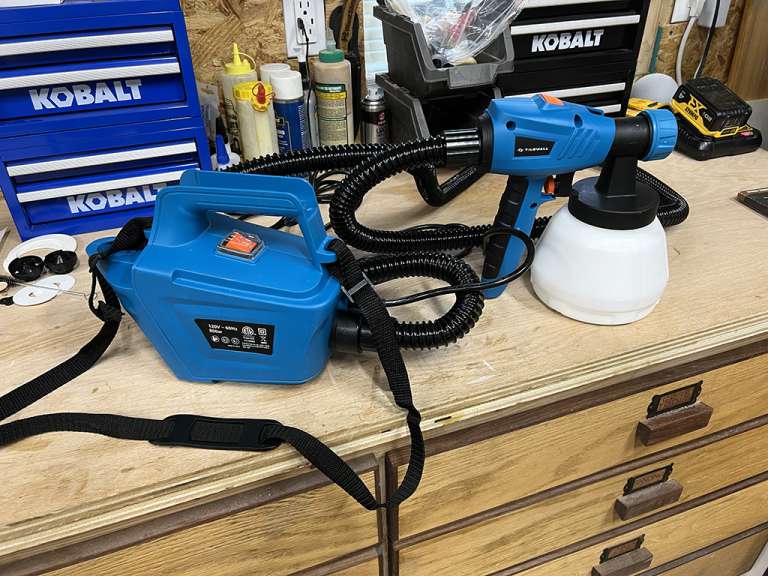 Tilswall 800W HVLP Paint Sprayer Electric Spray Gun review look out