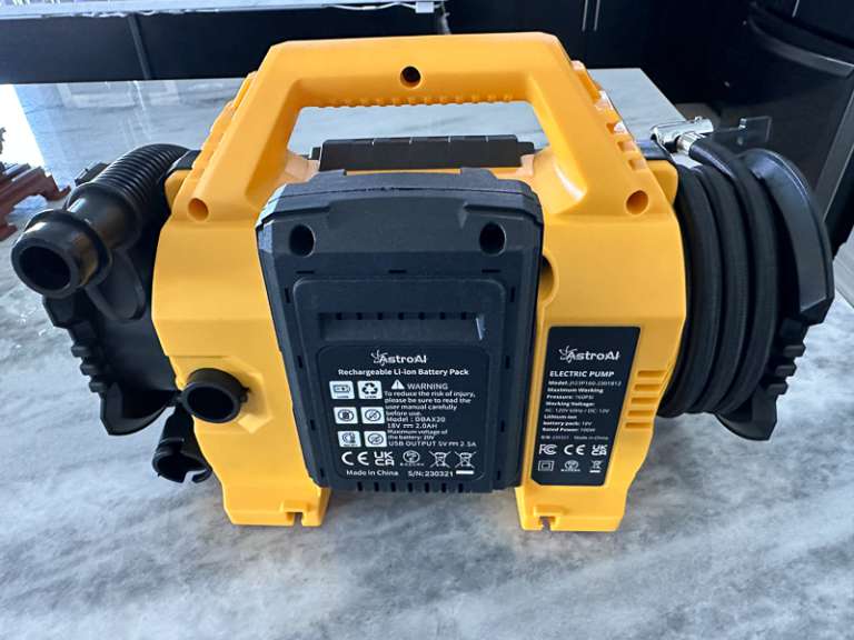 AstroAI Cordless Tire Inflator Portable Air Compressor review I can