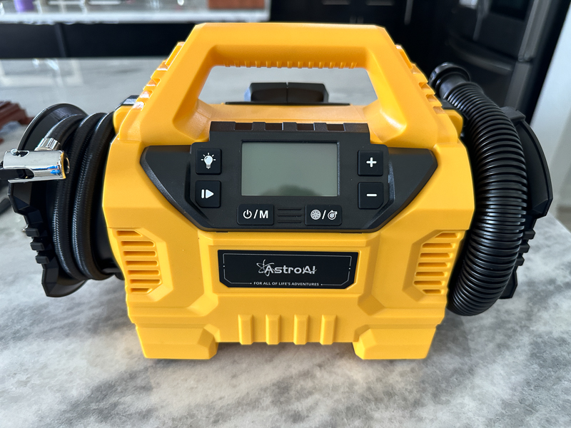 AstroAI Cordless Tire Inflator Portable Air Compressor review - I can pump  up all the things! - The Gadgeteer