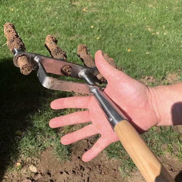 Berry&Bird Manual Lawn Aerator - 40 Inch Stainless Steel Soil Coring Tool