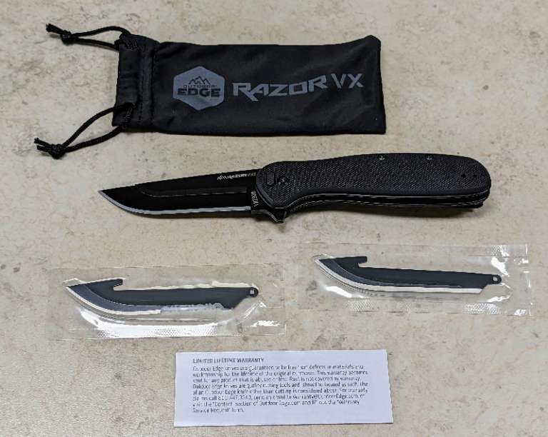 Outdoor Edge Razor VX2 knife review - From skeptic to enthusiast in a ...