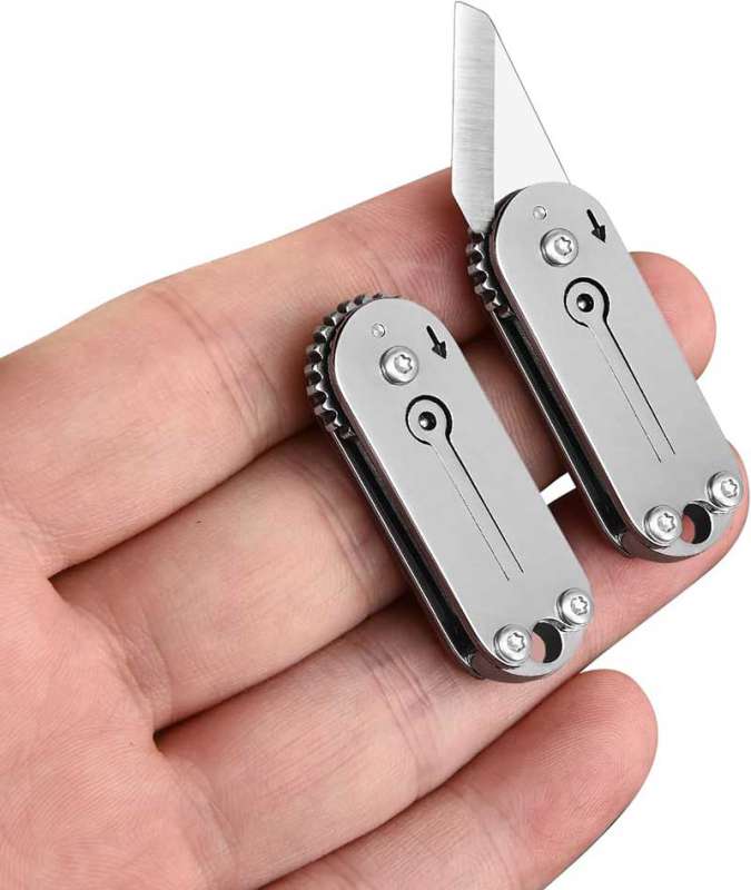 Pocket Knife Sharpener,Multifunction EDC Gear Keychain Foldable