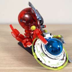 JMBricklayer Mechanical Octopus building block set review – destroy a UFO and save the planet