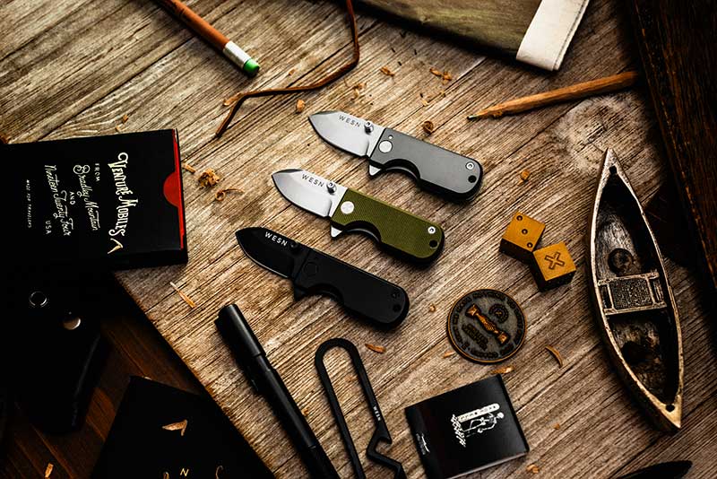 The WESN Microblade Keychain Pocket Knife