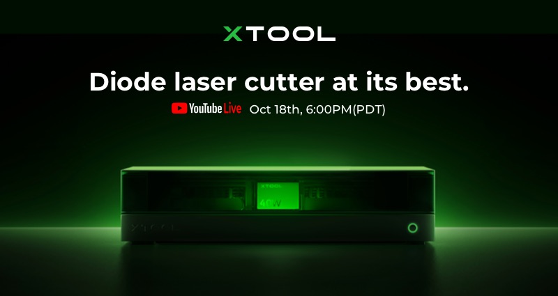 xTool S1 Enclosed 40W Diode Laser Cutter
