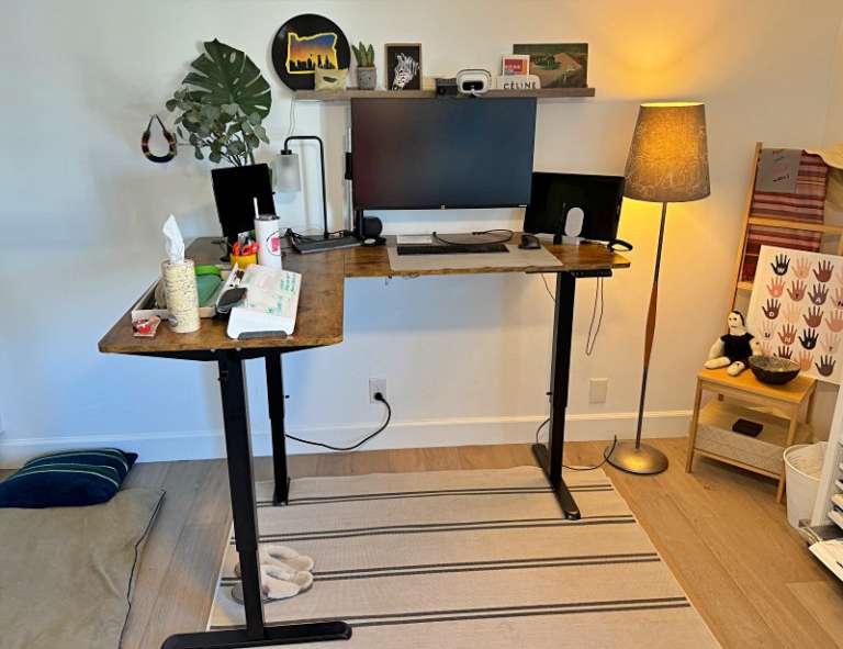 Feizbo L-shaped Basic Standing Desk Review - Great Value And Up To You 