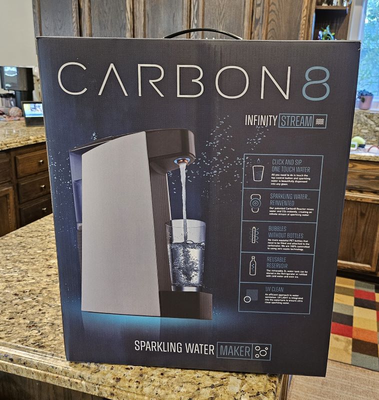 Carbon8 sparkling water dispenser review – Ditch the bottles with this gadget!