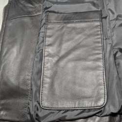 fjackets womens real leather black biker jacket 12