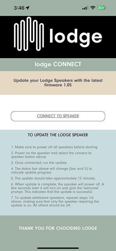 Lodge Speaker 30
