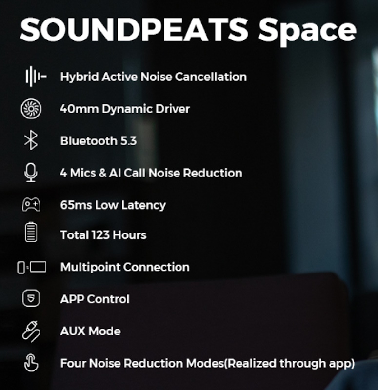SoundPeats Space Headphones 14
