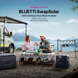 BLUETTI’s SwapSolar keeps your gear charged and drinks chilled on your epic road trips 