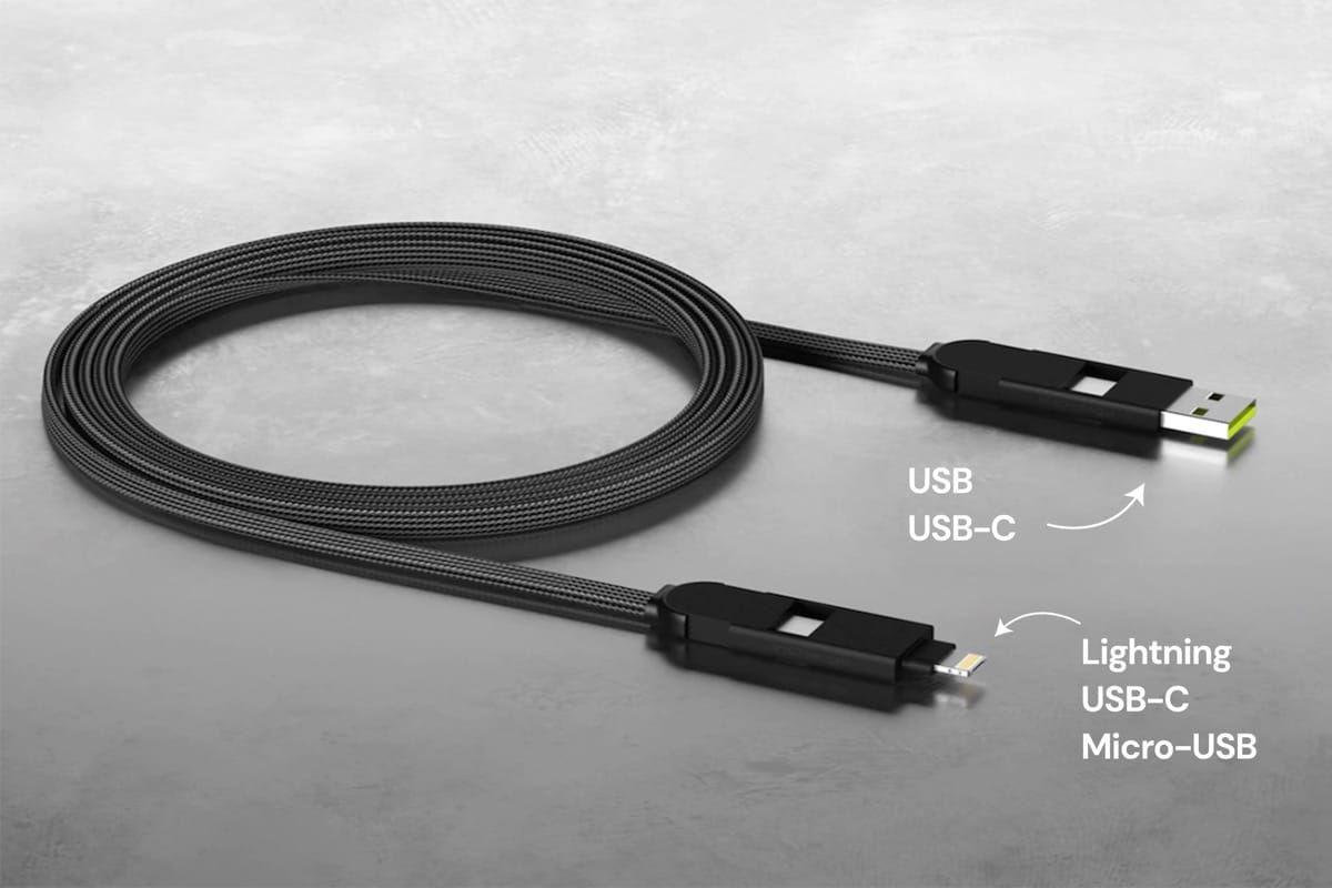 320418 InCharge®XMax100W6 in 1ChargingCable