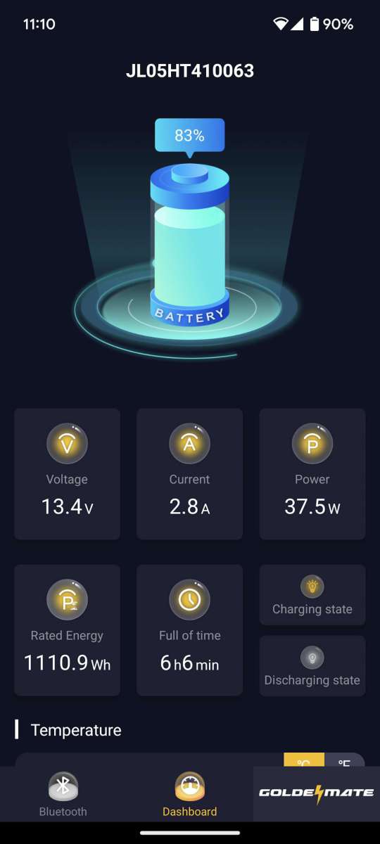 goldenmate battery 8