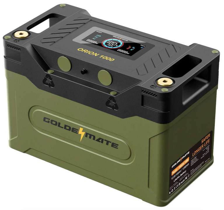 Goldenmate Orion 1000 LiFePO4 battery review - Keep tabs on your power ...