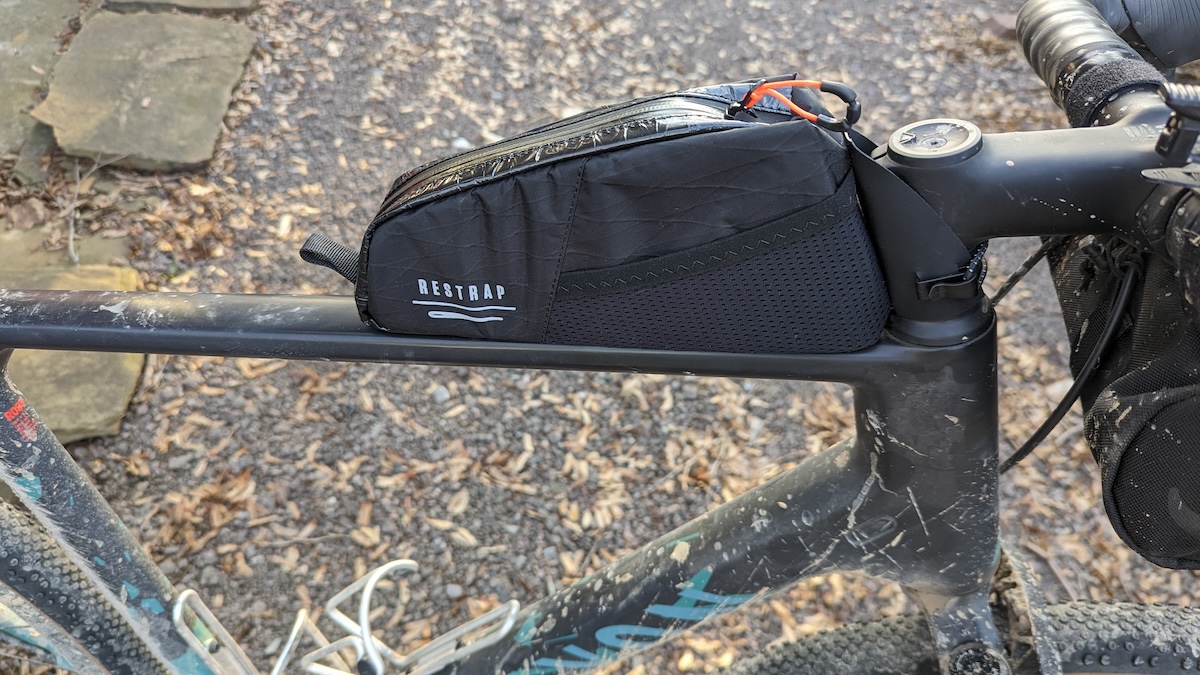 Restrap Adventure Race Top Tube Bag review - all your bike necessities ...