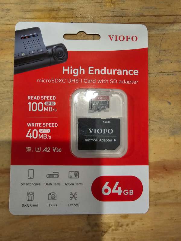 VIOFO 6M Rear Camera Cable - 19.6ft Replacement Cable For A229 Plus/Pro Dash Cams