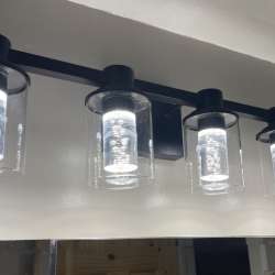 Quntis Bathroom Light Fixture review – Dimmable, color temperature selectable, bathroom brightness