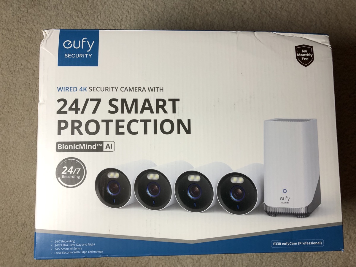 eufy eufyCam E330 (Professional) 4Cam security camera kit review The