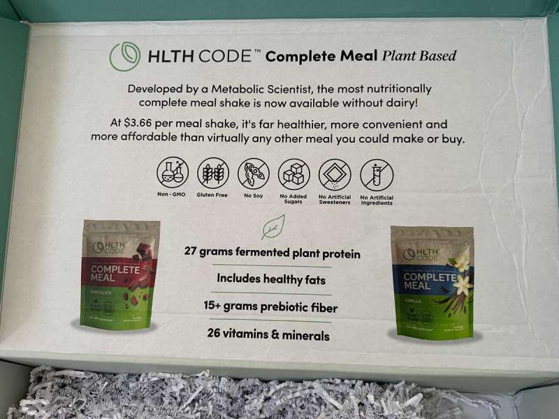 hlth code vegan meal shake 8