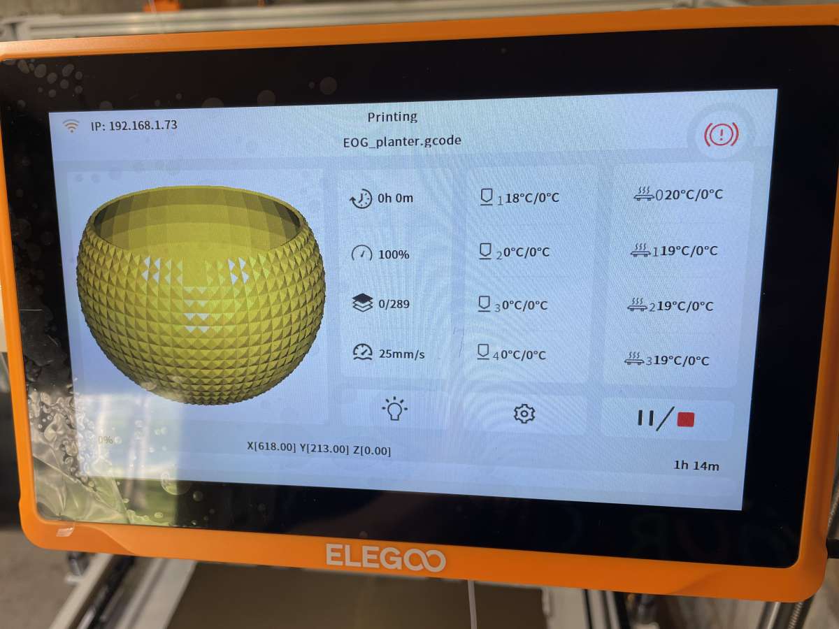 Elegoo OrangeStorm Giga 3D printer 42