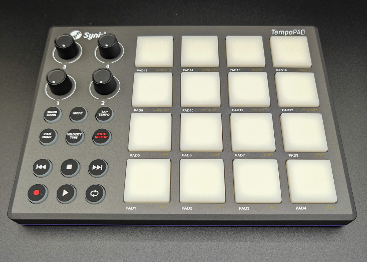 Synido TempoPAD P16 Portable Beat Pad review - a great little beat pad ...