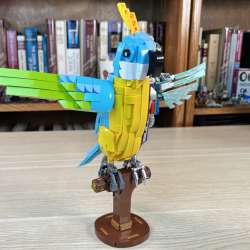 JMBricklayer Mechanical Parrot Building Block Set review