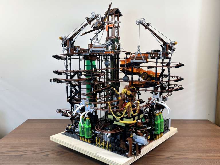 Jmbricklayer Steampunk Marble Run Review The Most Ambitious Set Ever The Gadgeteer