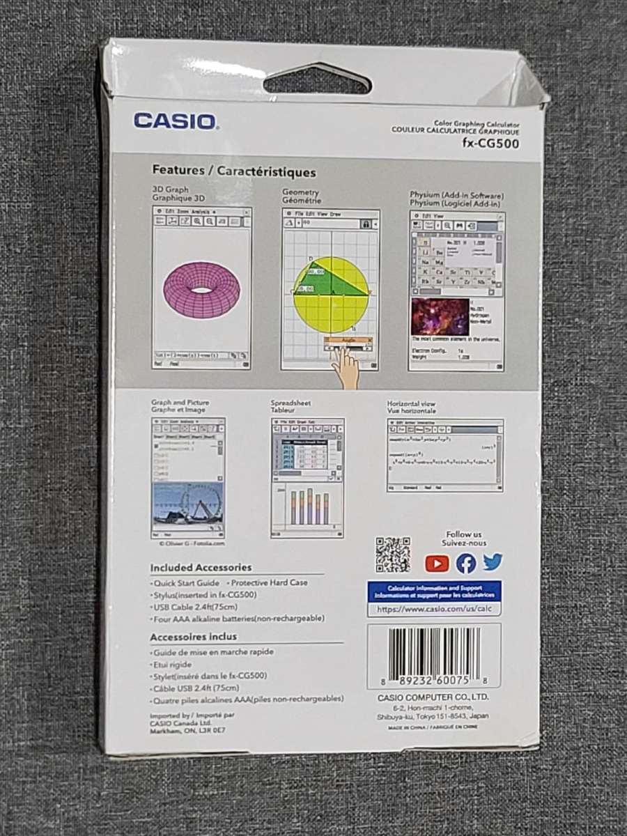 Casio fxCG500 01