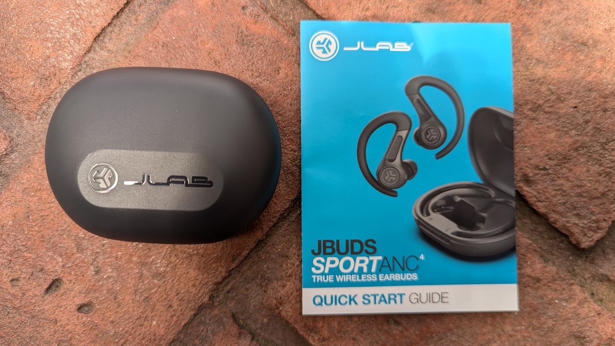 JLab JBuds Sport ANC 4 True Wireless Earbuds - Graphite (Open Box - Like New)