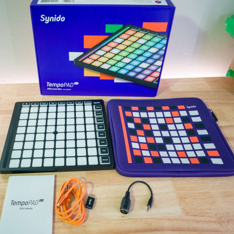 Synido TempoPAD Z-1 MIDI Controller Beat Maker review - more pads ...