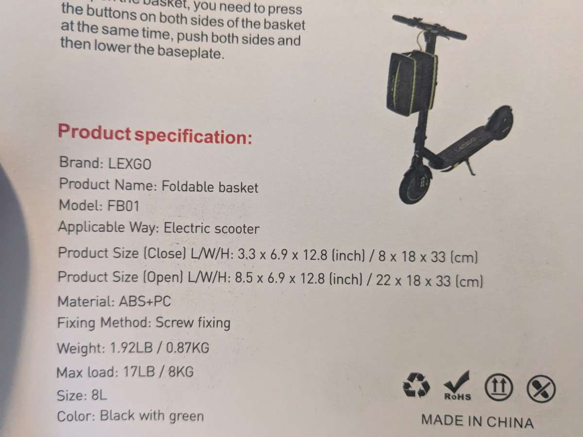 Lexgo L10 Electric Scooter 9