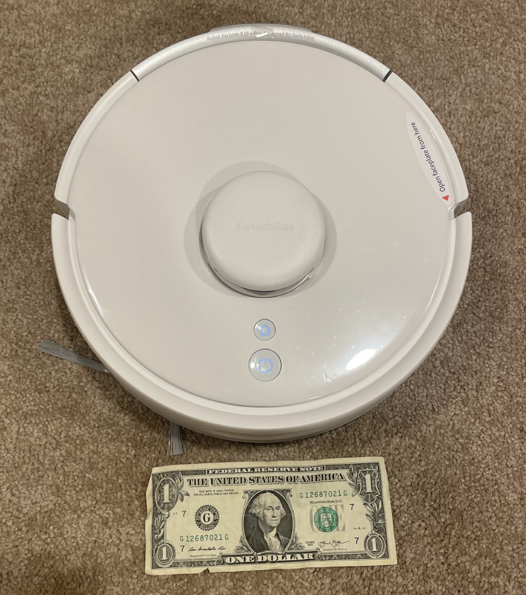 SwitchBot K10 plus mini robot vacuum 36