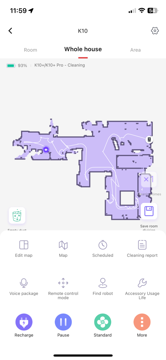 SwitchBot K10 plus mini robot vacuum 56