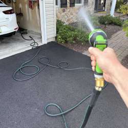 HOMEIDEAS 50 ft Rubber Garden Hose with Nozzle review – is tough, flexible, and versatile!