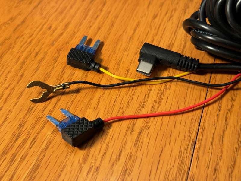 Permanent power adapter cable