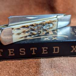 Case Peach Seed Jig Amber Bone Razor knife review – Out of the vault and back in your pocket