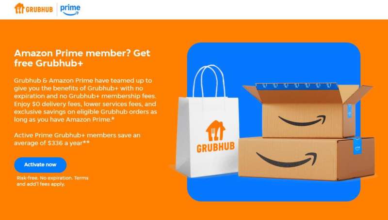 grubub amazon prime perk 01 1