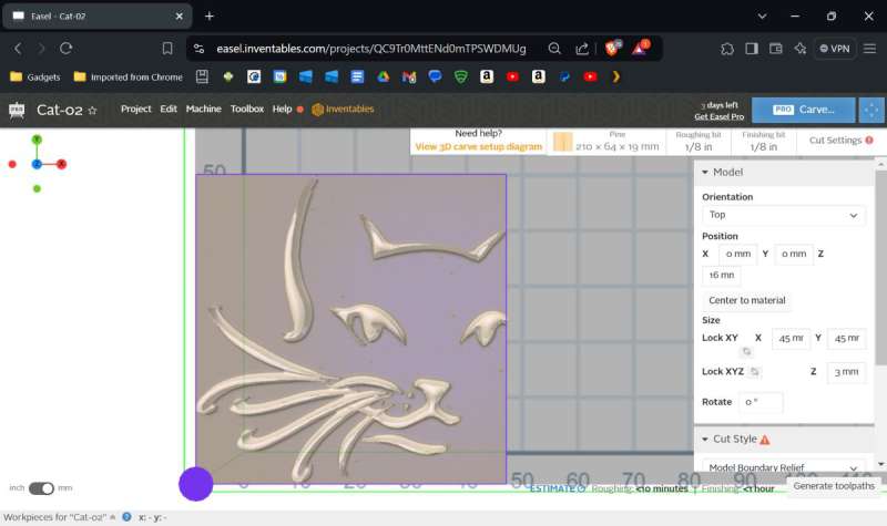 twotrees ttc 450 pro cnc 47