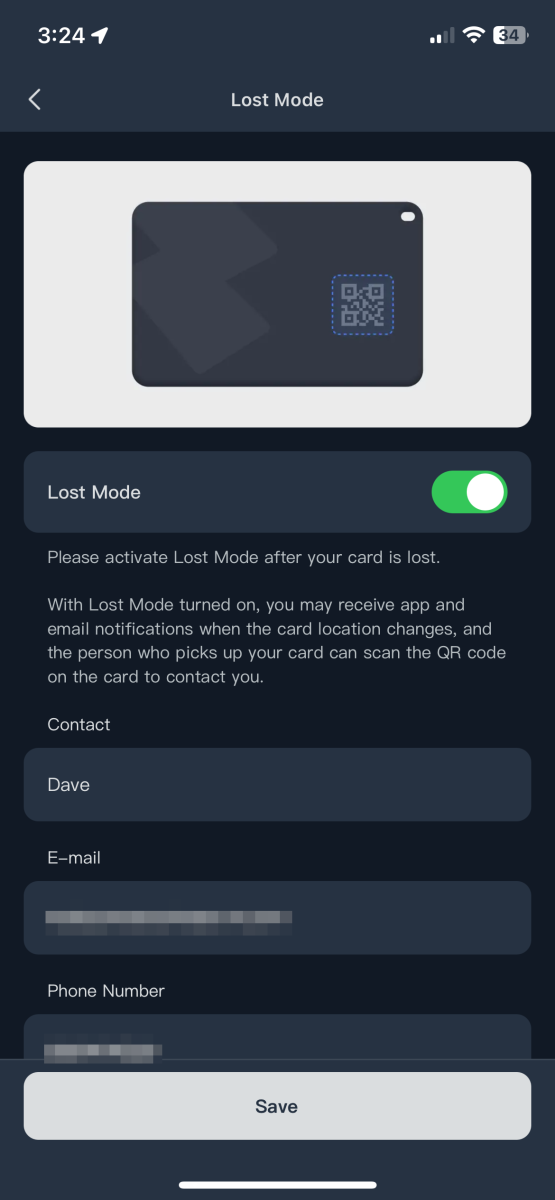 SwitchBot Wallet Finder Card 16