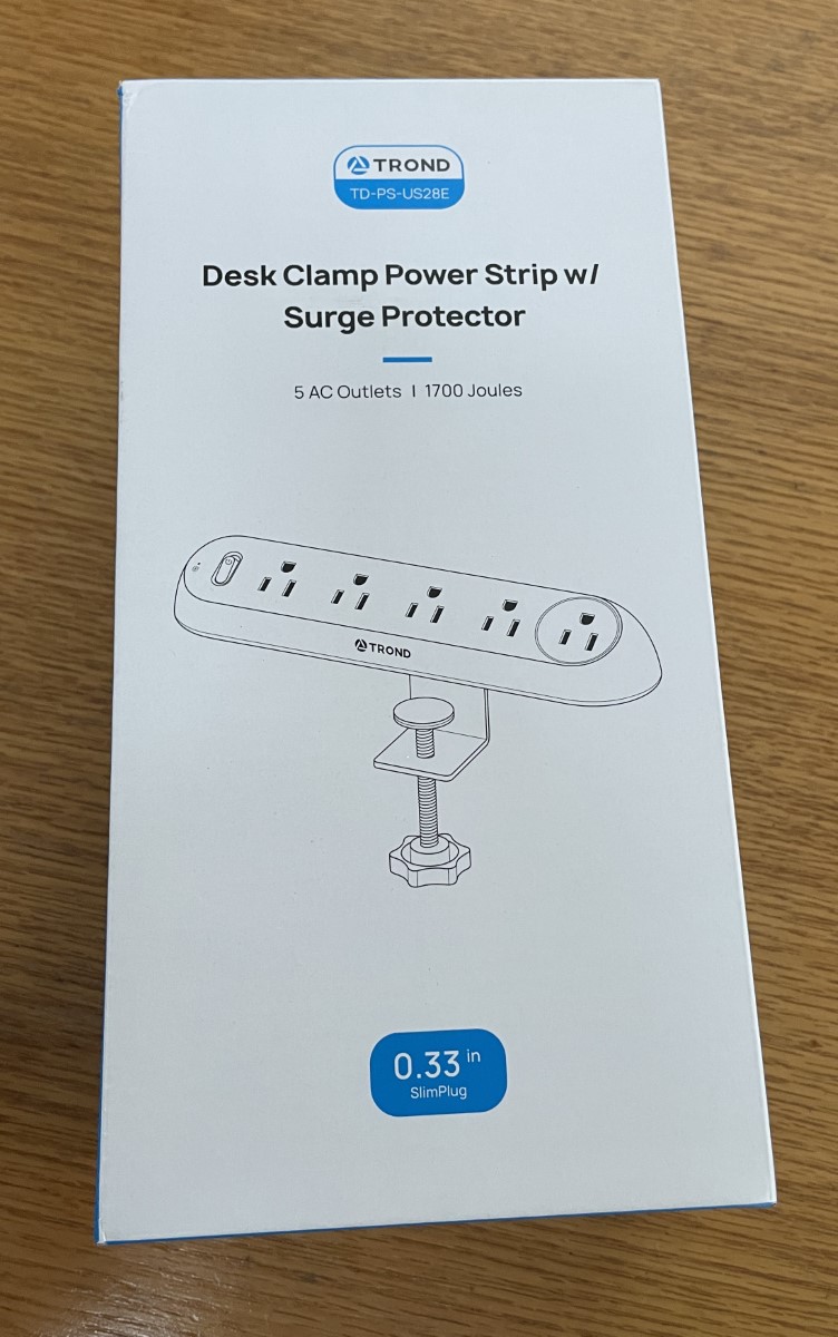 Trond Desk Clamp Power Strip 01