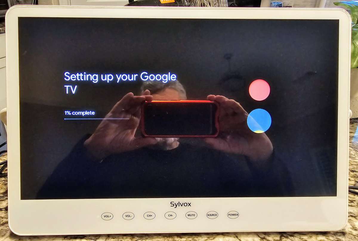 Sylvox TV loading Google TV