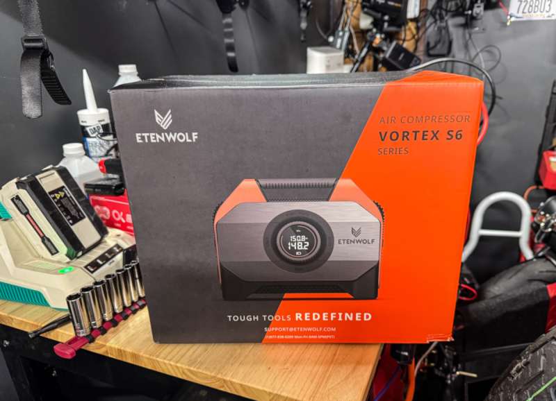 ETENWOLF Vortex S6 Tire Inflator review - The Gadgeteer