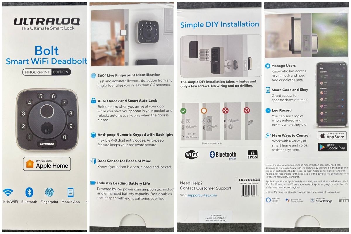 Tec Window Lock U-tec ULTRALOQ Bolt fingerprint smart Wi-Fi deadbolt door lock review ...