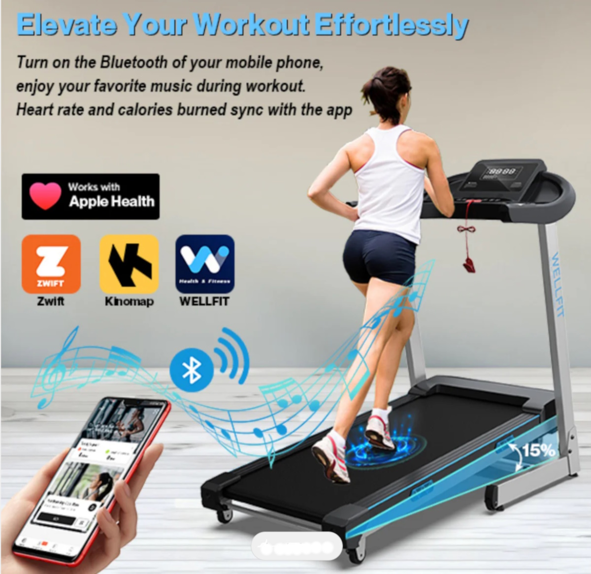 WELLFIT Treadmill 8