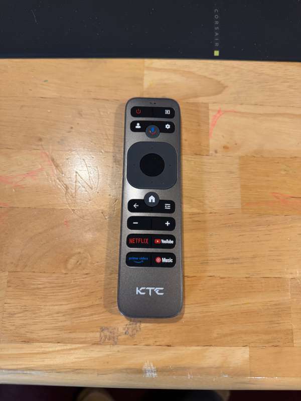 KTC A32Q8 Smart Monitor Google Voice enabled remote