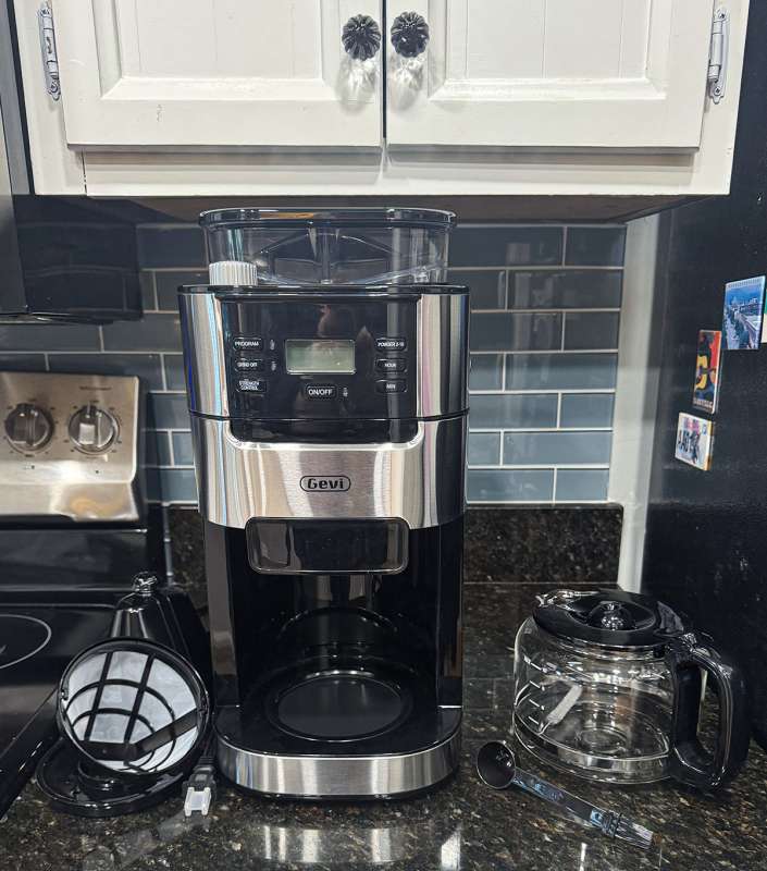 Gevi Coffee Maker With Grinder Reviews GEVI Programmable 10-Cup Grind & Brew Coffee Maker review – Coffee and