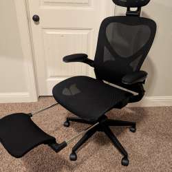 Flexispot OC1-SEM Foldex desk chair review – Nice chair with a hidden leg rest